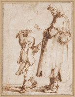 D 022
          <br/>
          Staande vrouw en kind
          <br/>
          <em>Bella, Stefano della (1610-1664)</em>